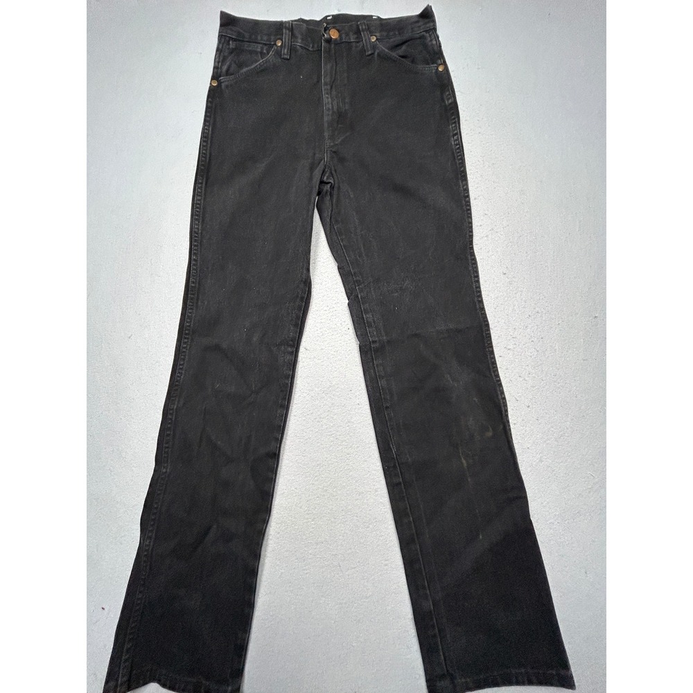 Wrangler 936NBK Jeans Cotton Black 30x34 Mens